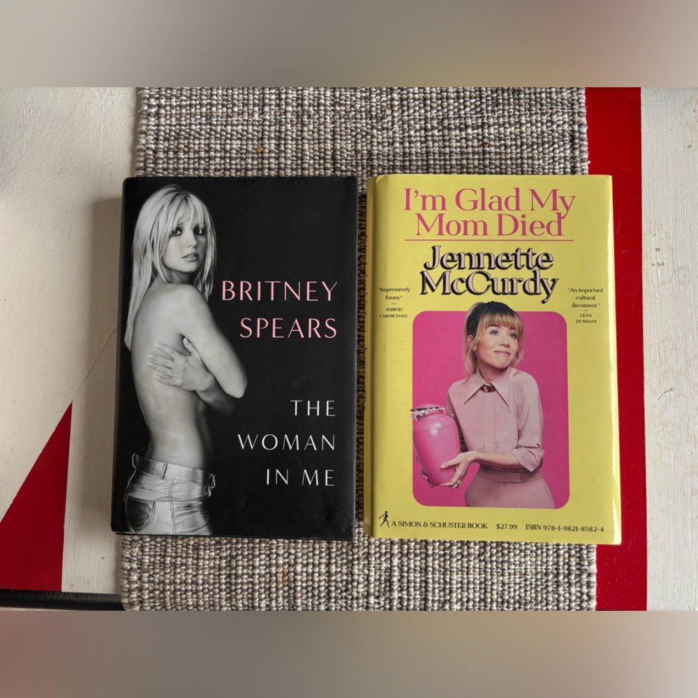 The Woman in Me by Britney Spears and I'm Glad My Mom Died by Jennette McCurdy